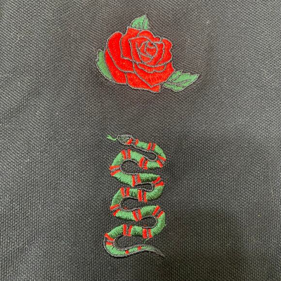 Damati Los Angeles Rose‎ Snake Polo Black XXL - Picture 5 of 7